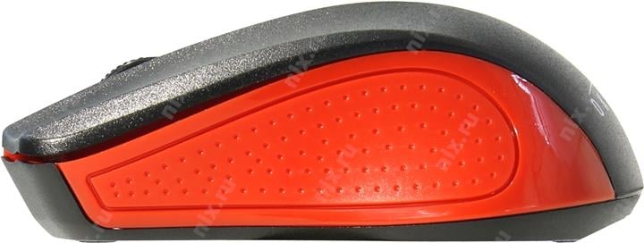 OKLICK Wireless Optical Mouse <485MW> <Black&Red> (RTL)  USB 3btn+Roll <997828>