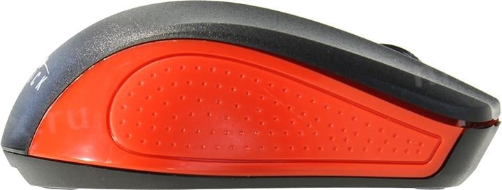 OKLICK Wireless Optical Mouse <485MW> <Black&Red> (RTL)  USB 3btn+Roll <997828>
