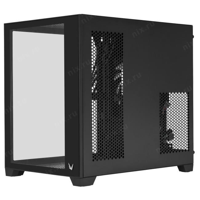 Корпус Formula Crystal Z5 TG черный без БП mATX 6x120mm 1xUSB2.0  1xUSB3.0  audio  bott PSU