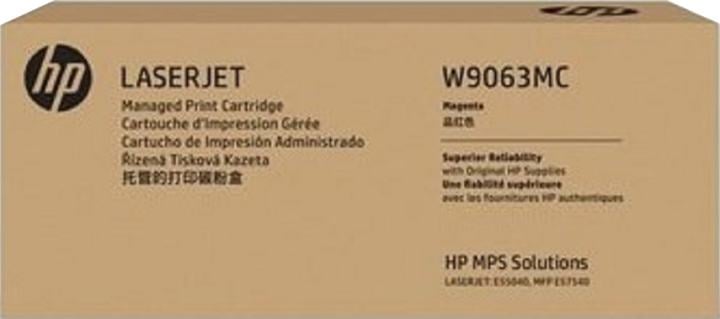 Тонер-картридж HP Magenta для LJ Managed M553xm/E55040 MFP M577dnm/E57540 Flow MFP M577cm/E57540 Contract (12200 стр) ( W9063MC )