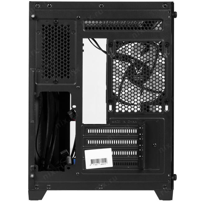 Корпус Formula Crystal Z5 TG черный без БП mATX 6x120mm 1xUSB2.0  1xUSB3.0  audio  bott PSU