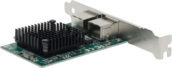 Сетевая карта Orient XWT-INT82L2PE, PCIe, 2×RJ45 Gigabit, Intel 82571