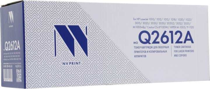 Картридж NV-Print аналог Q2612A для  HP LJ 1010/1012/1015