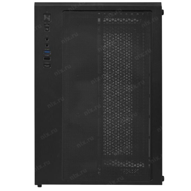 Корпус Formula Crystal Z5 TG черный без БП mATX 6x120mm 1xUSB2.0  1xUSB3.0  audio  bott PSU
