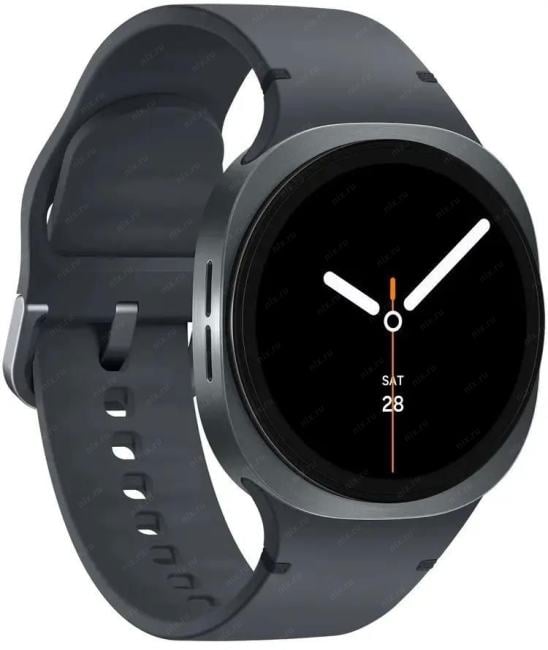 Смарт-часы Samsung Galaxy Watch 8 LTE 40мм 1.34" Super AMOLED корп.графитовый  рем.графитовый  (SM-L325FDAACAU)