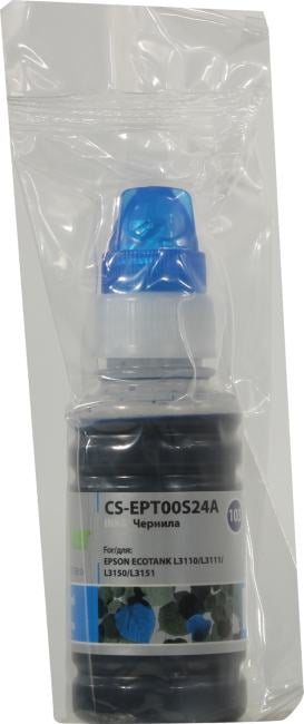 Чернила Cactus CS-EPT00S24A Cyan для Epson  L3110/3111/3150/3151  (70мл)