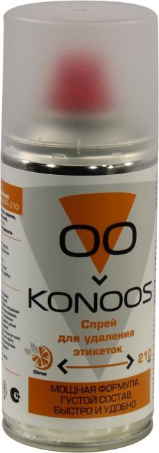 Спрей Konoos KSR-210, для удаления этикеток, 210мл