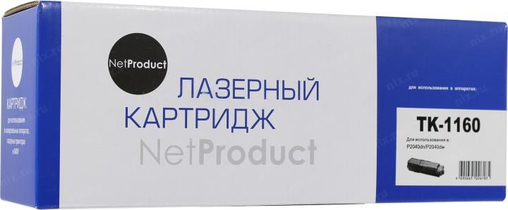 Картридж NetProduct TK-1160  для Kyocera P2040dn/P2040dw