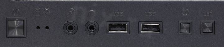 Miditower 1STPLAYER FIREBASE X4-M <X4-M-BK-2F1P-1F1> Black  ATX без БП