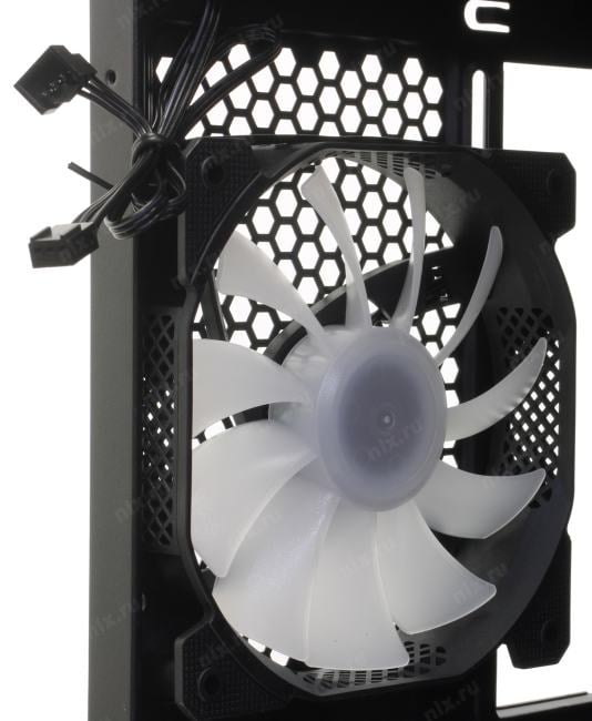Miditower 1STPLAYER FIREBASE X4-M <X4-M-BK-2F1P-1F1> Black  ATX без БП
