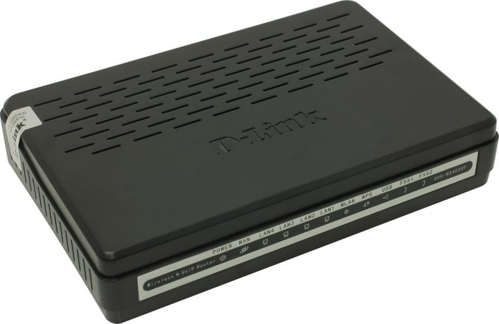 D-Link <DVG-N5402SP /2S1U/C1B> VoIP Wireless Router (4UTP 100Mbps, 802.11b/g/n, 1WAN,  2xFXS, USB, 300Mbps)