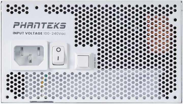 PHANTEKS AMP GH 850W PH-P850GH_WT01 (80 Plus Gold, ATX 3.1, PCIe 5.0, APFC, 120mm Fan, Fully  Modular,  White)