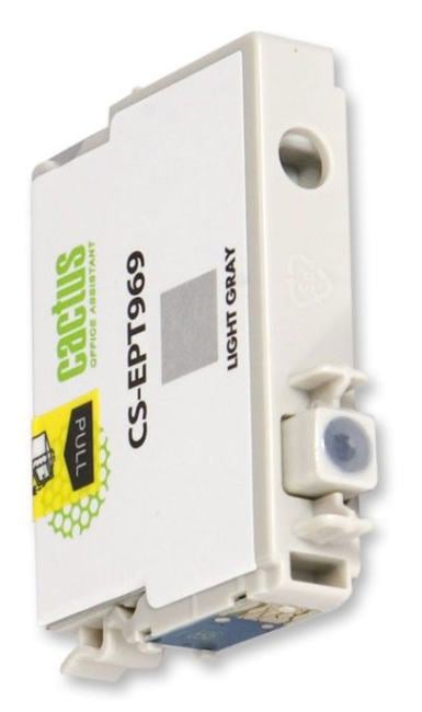 Картридж струйный Cactus CS-EPT969 светло-серый (13мл) для Epson Stylus  Photo  R2880