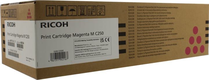 Картридж лазерный Ricoh 408354 (M C250), малиновый, 2300 стр.