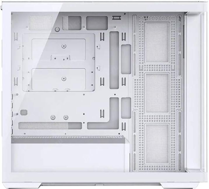 JONSBO D300 White без БП, боковая панель из закаленного стекла, mini-ITX,  micro-ATX,  белый