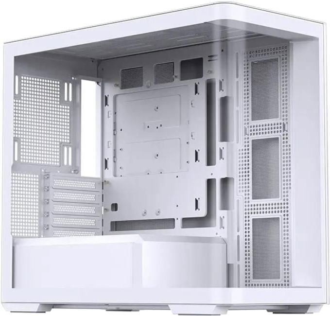 JONSBO D300 White без БП, боковая панель из закаленного стекла, mini-ITX,  micro-ATX,  белый