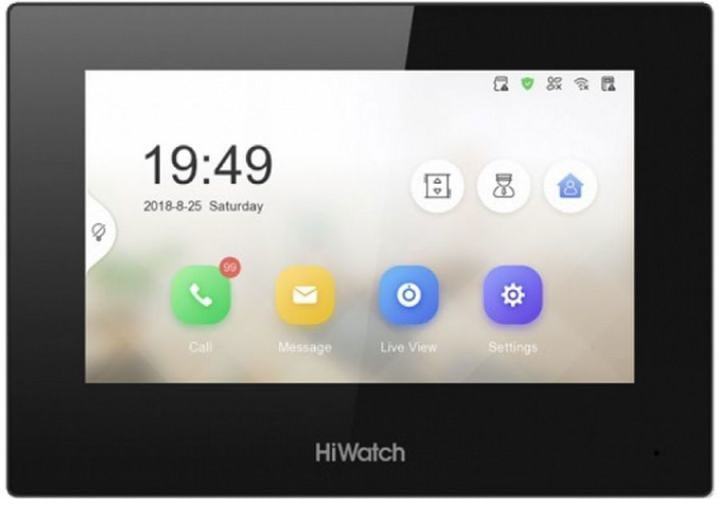 Видеодомофон HiWatch Pro  VDP-H3212WB  черный