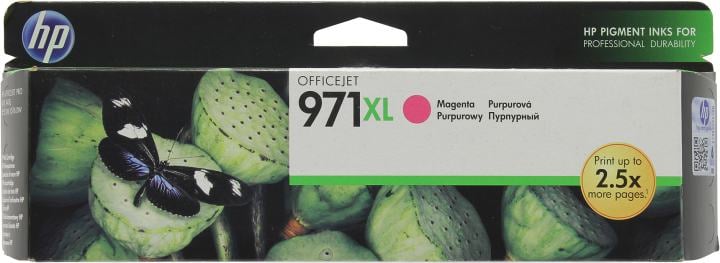 Картридж струйный HP 971XL CN627AE пурпурный для HP OJ Pro X476dw/X576dw/X451dw/X551dw (6600 стр.)