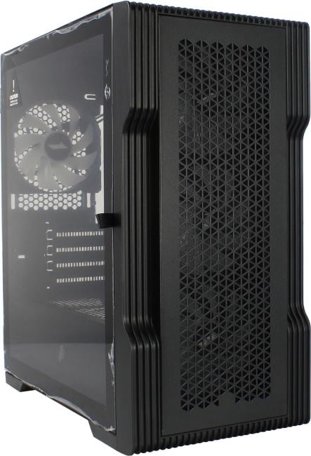 Корпус для ПК 1STPLAYER - TRILOBITE T3 ARGB, mATX, 2х2.5", 2х3.5", 2xUSB2.0, 1xUSB3.0, Mini Tower, без БП, цвет чёрный, T3-BK-4F7