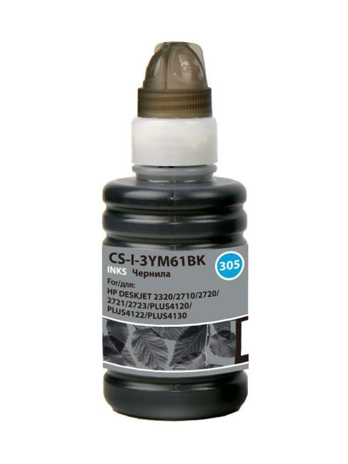 Чернила Cactus CS-I-3YM61BK Black для HP  DJ 2320/2710/2720/2721/2723 (100мл)