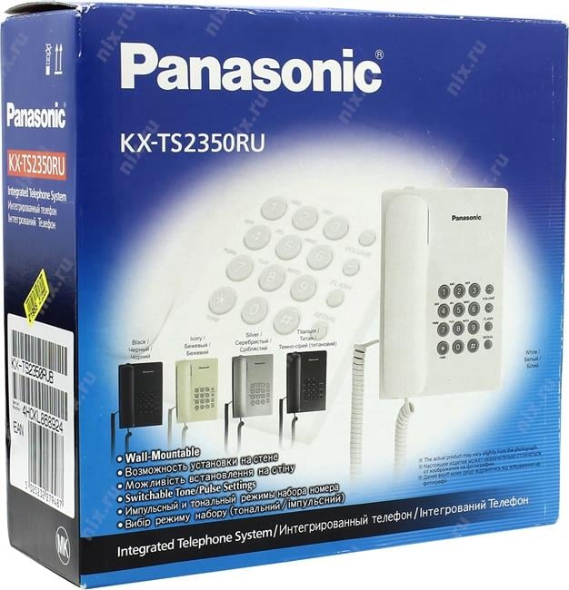 Panasonic  KX-TS2350RUB <Black> телефон