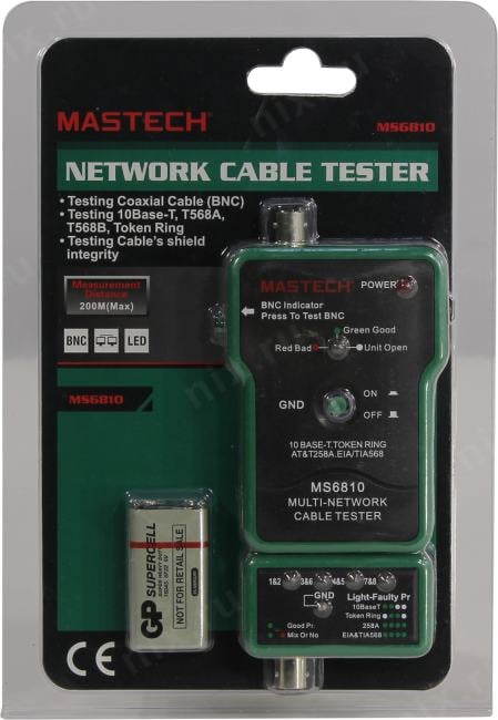 Тестер кабеля Mastech MS6810