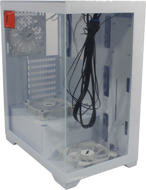 Корпус для ПК 1STPLAYER - MIKU Mi7-A, 2х2.5", 1х3.5", 1xUSB2.0, 1xUSB3.0, Midi Tower, без БП, цвет белый, Mi7-A-WH-2F1R-W-1F1-W