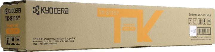 Тонер-картридж для (TK-8115Y) KYOCERA M8124cidn/M8130cidn (6K) желтый UNITON Premium GREEN LINE (Eco Protected)