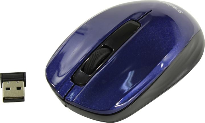 SmartBuy One Wireless Optical Mouse <SBM-332AG-B> (RTL) USB  3btn+Roll,  беспроводная