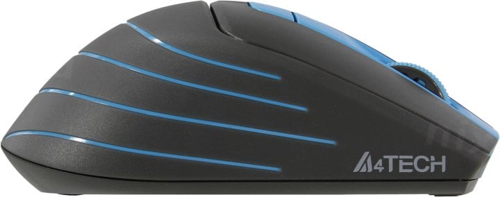 A4Tech FSTYLER Wireless Optical Mouse <FG30  Blue>  (RTL)  USB 6btn+Roll
