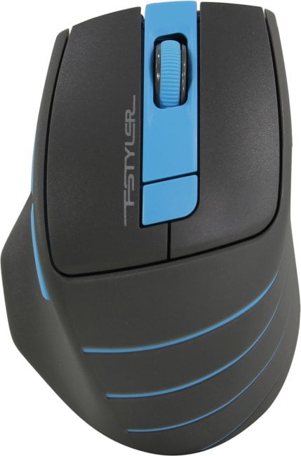 A4Tech FSTYLER Wireless Optical Mouse <FG30  Blue>  (RTL)  USB 6btn+Roll