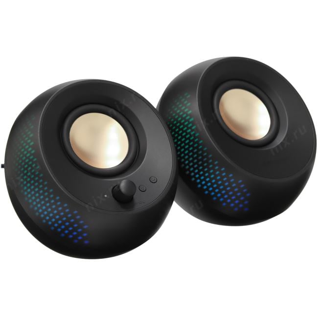 51MF1715AA000 Колонки Creative Pebble X 2.0 черный 30Вт  BT  портативные