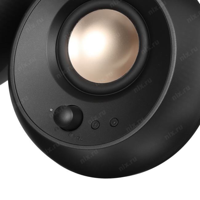 51MF1715AA000 Колонки Creative Pebble X 2.0 черный 30Вт  BT  портативные