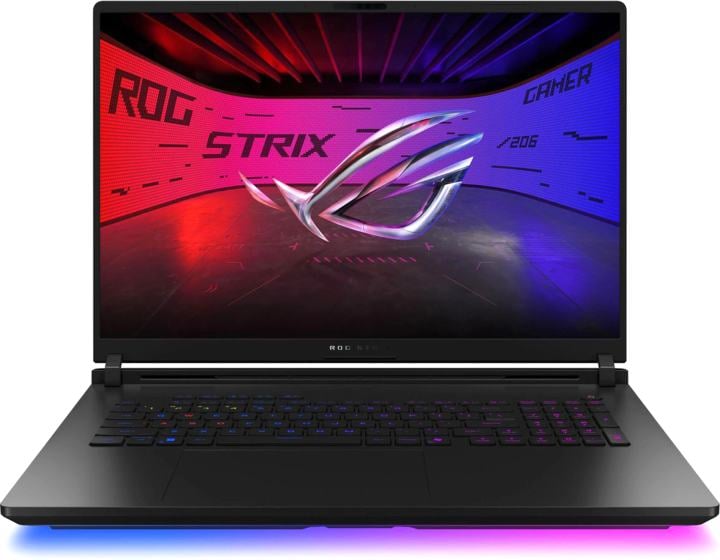 Ноутбук Asus ROG Strix Scar 18 G835LX-SA017 - 18", 2560x1600 (WQXGA), 1 200-nit, Intel Core Ultra 9 275HX 2700MHz, DDR5 32 ГБ, SSD 1 ТБ, nVidia GeForce RTX 5090 Mobile 24GB, Bluetooth, Wi-Fi, 4cell, чёрный, ОС не установлена, 90NR0LF1-M000P0