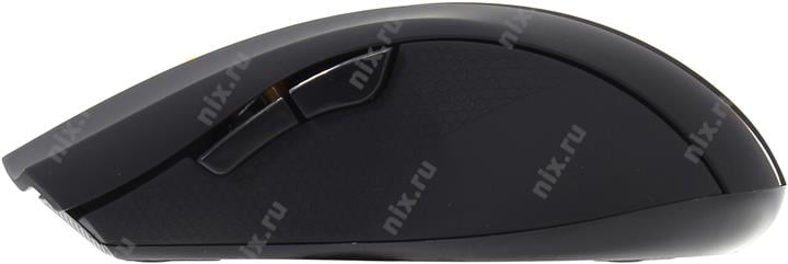 OKLICK Wireless Optical Mouse <495MW> <Black&Gold>  (RTL)  USB  6btn+Roll <998168>