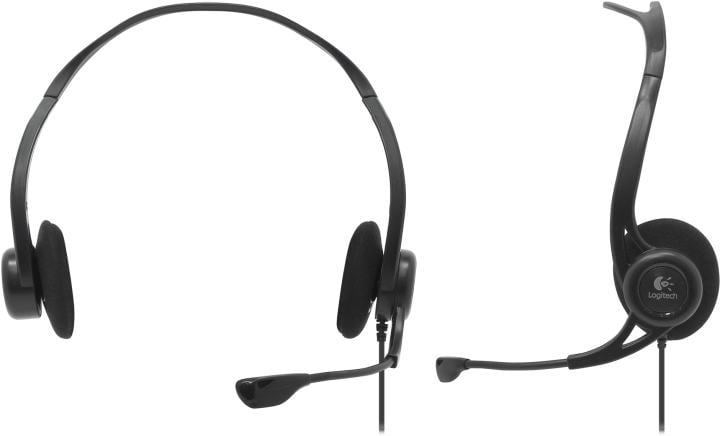 Logitech PC Headset 960 USB (наушники с микрофоном,  с рег.громкости) <981-000100>