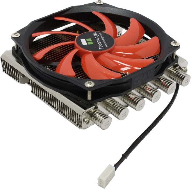 Thermalright <AXP-100RH> Cooler (4пин, 775/1155/1366/2011, 22-30дБ, 900-2500  об/мин,  Cu+Al+тепл.тр)