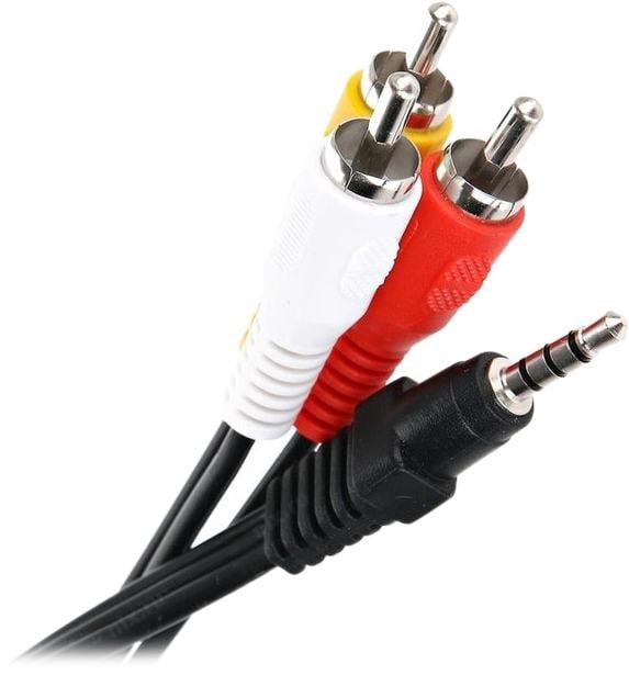 Кабель соединительный 3.5 Jack (M)/3 RCA  (M) Telecom <TAV4545-1.5M>