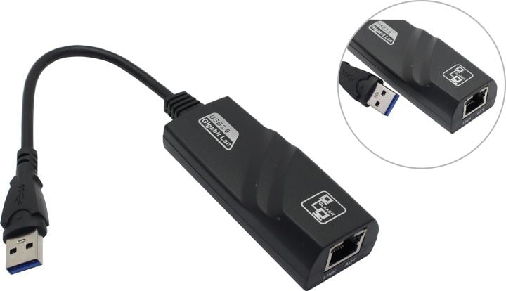 Адаптер KS-is KS-312, USB 3.0, Gigabit Ethernet