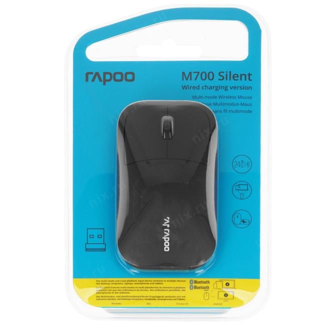 RAPOO M700-GRY RAPOO Беспроводная  мышь  M700  - серый