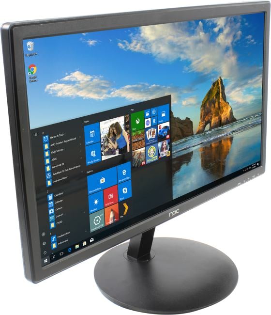 Монитор 19.5" NPC MH2002-A TN 1600x900, 75 Гц, 5 мс, 16:9, 200 кд/м², 1000:1, 1xHDMI, 1xVGA, черный
