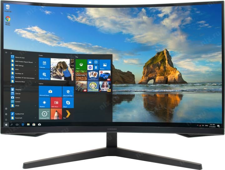 31.5" ЖК монитор Samsung Odyssey G5 S32CG550EI (Curved LCD,  2560x1440, HDMI, DP)