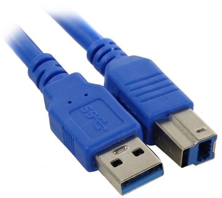Кабель KS-IS KS-520-5, USB-USB, 5м, синий