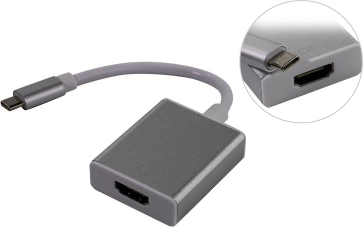 Адаптер KS-IS KS-363, USB-C -> HDMI (F)
