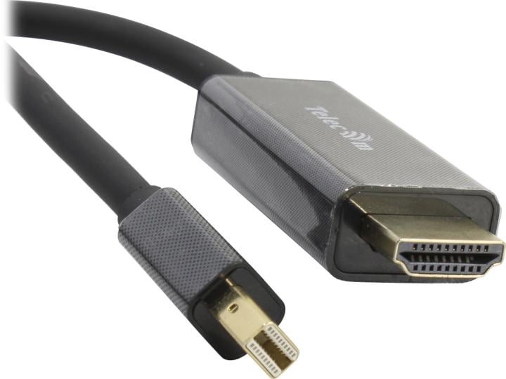 Telecom <TA695> Кабель-адаптер miniDisplayPort(M) ->  HDMI (M) 1.8м