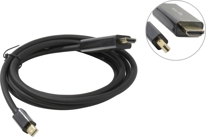 Telecom <TA695> Кабель-адаптер miniDisplayPort(M) ->  HDMI (M) 1.8м