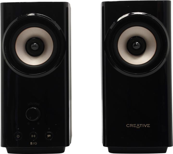 Колонки Creative T60 51MF1705AA001, 2×15 Вт, USB-C, Bluetooth