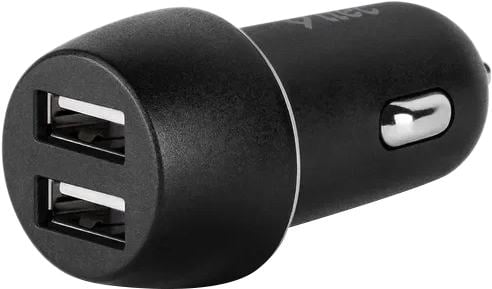 2CKS21MS  TTEC SmartCharger Duo3.1A In-Car Charger Duo USB с кабелем Micro  USB. Цвет: черный