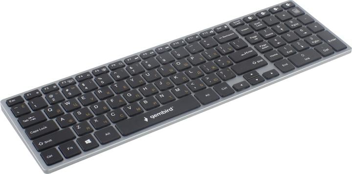 Клавиатура Gembird Wireless KB-315BT  Black <Bluetooth> 80КЛ+TouchPad