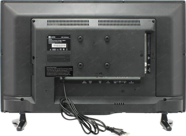 24"    ЖК телевизор HARPER 24R470T (1366x768,  HDMI, USB, DVB-T2)